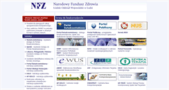 Desktop Screenshot of aplikacje.nfz-lodz.pl